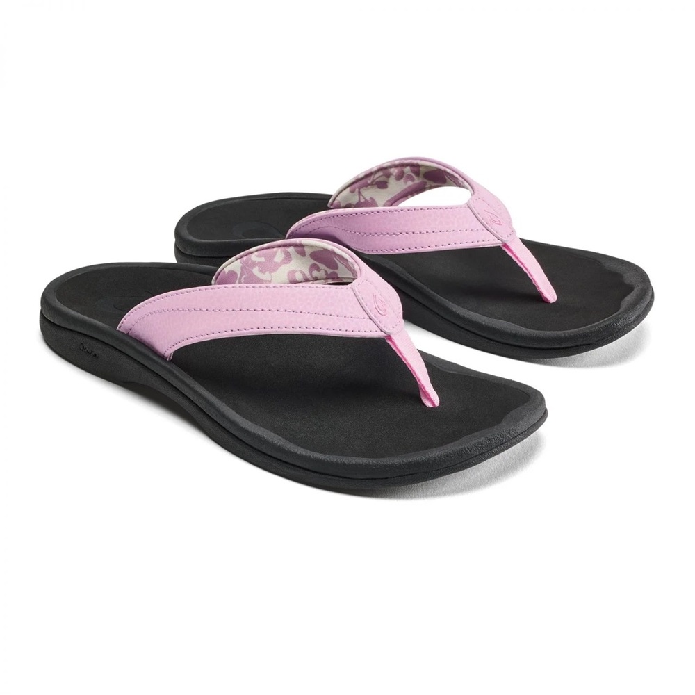 Olukai Ohana Water Friendly Flip Flops (Pink, 7)
